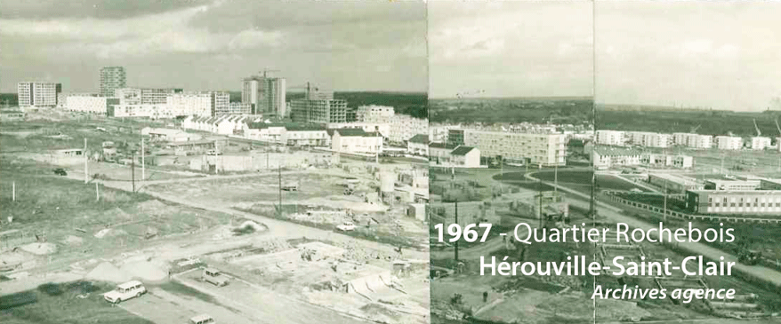 Quartier-Rochebois-Hérouville-Saint-Clair-1967-archi-normandie
