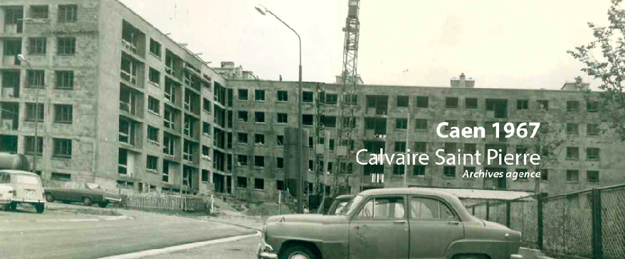 Quartier Calvaire Saint-Pierre Caen1967 archi-normandie